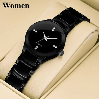 Razyloo Gifted Beautiful Watch Classic Watch For Girls Stylish And Black For Girls And Women Analog Watch  - For Girls