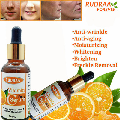 Rudraa Vitamin C Serum 30 ml help to hydrate Skin And Brighten Complexion(30 ml)