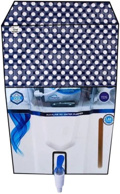 KingMatters Water Purifier  Cover(Width: 31 cm, Blue, White)