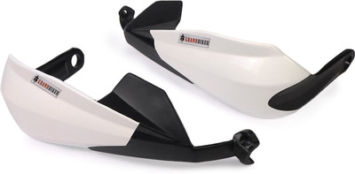 Grandbiker White Handguard For All White Handguard Bikes Handlebar Hand Guard(Hero)