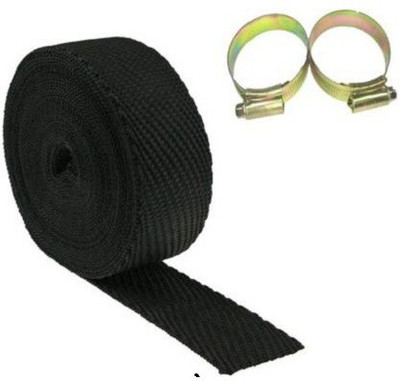 AOWBIKES SIL-WRAP-BLK-74 Bike Exhaust Heat Shield