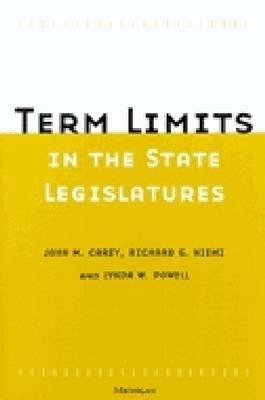 Term Limits in State Legislatures(English, Paperback, Carey John M.)