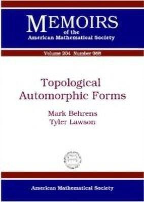 Topological Automorphic Forms(English, Paperback, unknown)