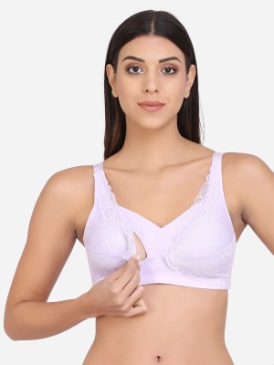 Da Intimo Nursing Feeding Women Maternity/Nursing Lightly Padded Bra(Purple)