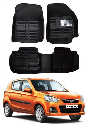 AYW Plastic 5D Mat For  Maruti Suzuki Alto K10(Black)