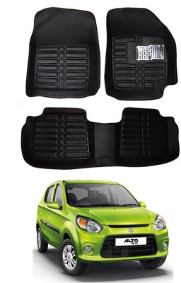 AYW Plastic 5D Mat For  Maruti Suzuki Alto 800(Black)