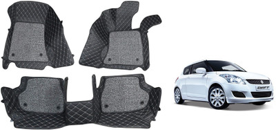 AYW Leatherite 7D Mat For  Maruti Suzuki Swift(Black)