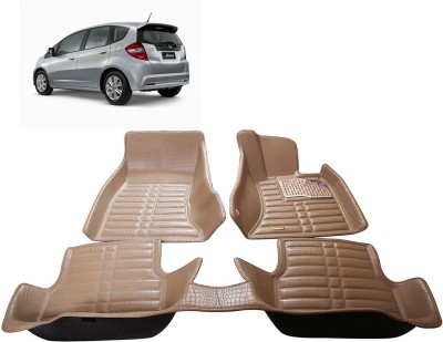 AYW Plastic 5D Mat For  Honda Jazz(Beige)