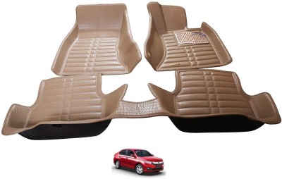 AYW Plastic 5D Mat For  Honda Amaze(Beige)