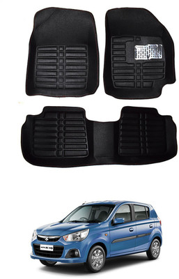 AYW Plastic 5D Mat For  Maruti Suzuki Alto K10(Black)