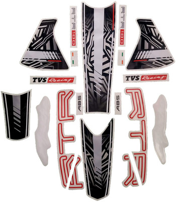 Dateen Sticker & Decal for Bike(Multicolor)