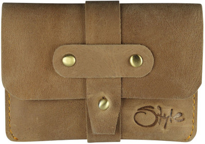 Style 98 6 Card Holder(Set of 1, Tan)