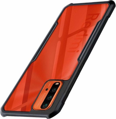 Finaux Back Cover for Redmi 9 Power(Black, Shock Proof, Silicon, Pack of: 1)