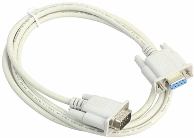 LipiWorld  TV-out Cable Serial RS232 9-Pin 9 Pin Male to Female PC Converter Extension Cable-4Meter(White, For Laptop)