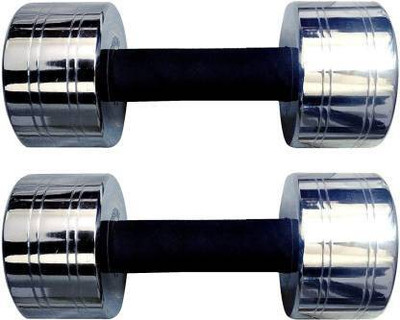 gymfreak Dumbbell Set , Steel Dumbbell 1 Pair of 5KG Fixed Weight Dumbbell Fixed Weight Dumbbell(10 kg)