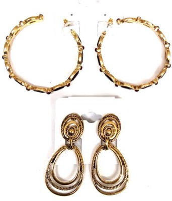 ANOUK Set of 2 Hoop & Drop Earrings Alloy Drops & Danglers