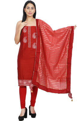 Sublime W Polycotton Embroidered Salwar Suit Material