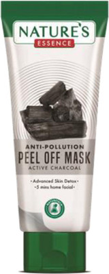 Nature's Essence Active Charcoal Peel Off Mask (Pack of 3)(180 ml)