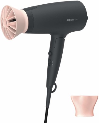 PHILIPS BHD356/10 2100W Thermoprotect AirFlower Advanced Care 6 Heat & Speed Settings (Black) Hair Dryer(2100 W, Black)