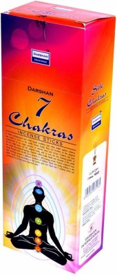 Darshan 7 Chakras Incense Stick 7 Chakras(20, Set of 6)