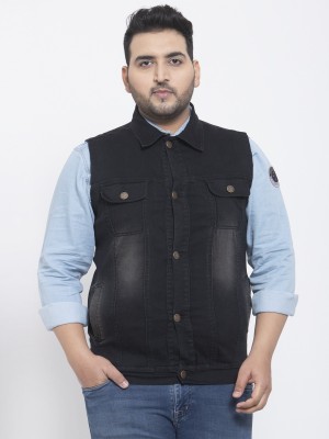 PLUSS Sleeveless Washed Men Jacket