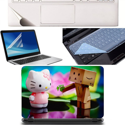 SDM 4in1 Combo of (toys prapos to each other)Laptop Skin with Palmrest Skin, Laptop Screen Guard and Key Guard for All Laptop - Notebook Combo Set Combo Set(Multicolor)