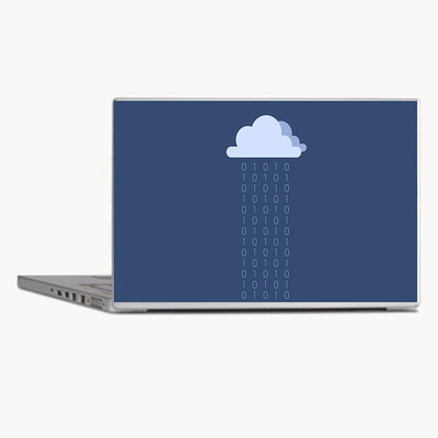 Galaxsia Programmer D1 Laptop Skin vinyl Laptop Skin Compatible for 15.6 inch(Theme: Illustrations)