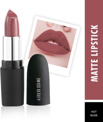 SWISS BEAUTY Lipstick SB-S6 Shade-222(Hot Nude, 3.8 g)