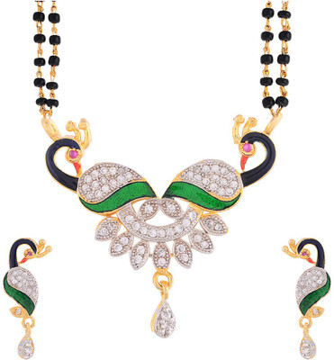 Sitashi Alloy Gold-plated Multicolor Jewellery Set(Pack of 1)