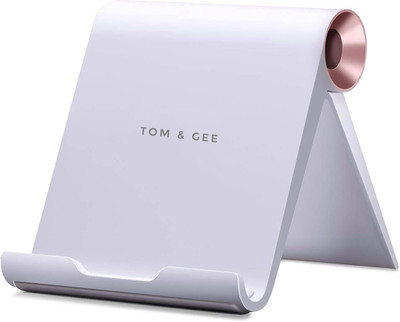 Tom & Gee Desktop Mobile Holder, smart phone stand, Adjustable Cell Phone Stand (Pack of 1 Stand) Mobile Holder