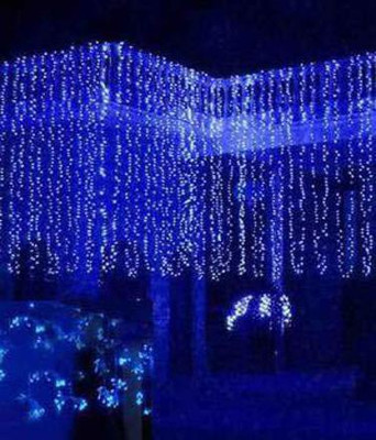 U.R.M. Enterprises 50 LEDs 12.19 m Blue Steady Bulb Rice Lights(Pack of 1)