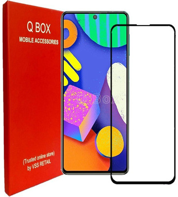Q Box Edge To Edge Tempered Glass for Samsung Galaxy F62(Pack of 1)