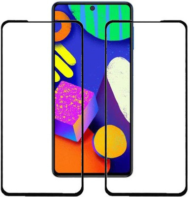ECMERED Edge To Edge Tempered Glass for SAMSUNG F62, SAMSUNG GALAXY F62(Pack of 2)