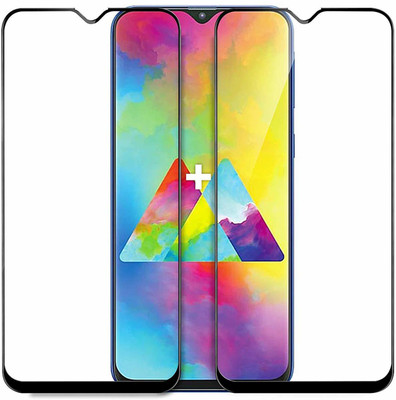 Slugabed Edge To Edge Tempered Glass for Samsung Galaxy M20(Pack of 2)