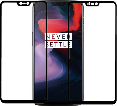 Slugabed Edge To Edge Tempered Glass for OnePlus 6(Pack of 2)