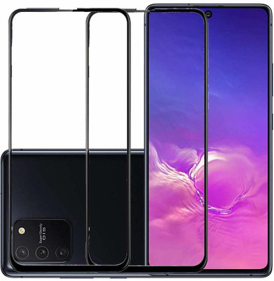 TINGTONG Edge To Edge Tempered Glass for Samsung Galaxy S10 Lite(Pack of 2)