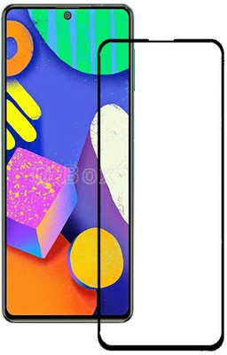 Q Box Edge To Edge Tempered Glass for Samsung Galaxy F62(Pack of 1)