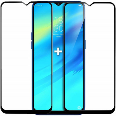 TINGTONG Edge To Edge Tempered Glass for Realme 2 Pro(Pack of 2)
