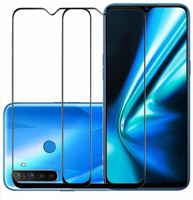 TINGTONG Edge To Edge Tempered Glass for Realme 5s(Pack of 2)