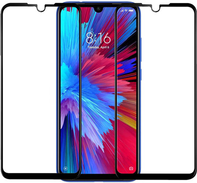 TINGTONG Edge To Edge Tempered Glass for Redmi Note 7(Pack of 2)