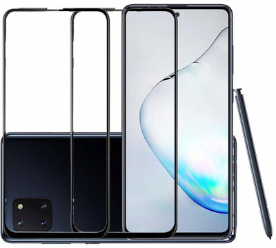 Slugabed Edge To Edge Tempered Glass for Samsung Galaxy Note 10 Lite(Pack of 2)