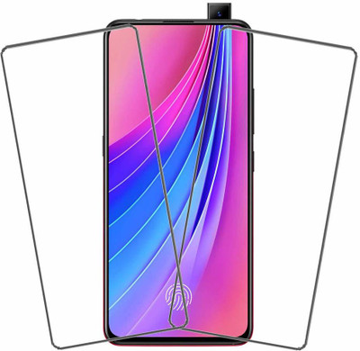 TINGTONG Edge To Edge Tempered Glass for Vivo V15 Pro(Pack of 2)