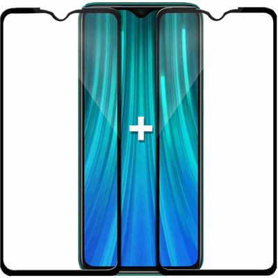 Slugabed Edge To Edge Tempered Glass for Redmi Note 8 Pro(Pack of 2)