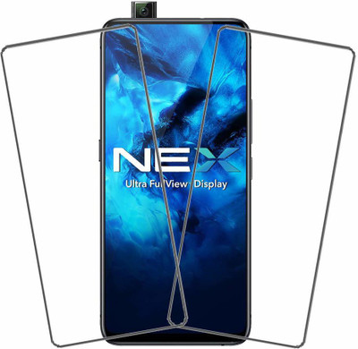 Slugabed Edge To Edge Tempered Glass for Vivo Nex(Pack of 2)