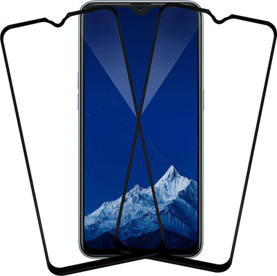 TINGTONG Edge To Edge Tempered Glass for Oppo A11k(Pack of 2)