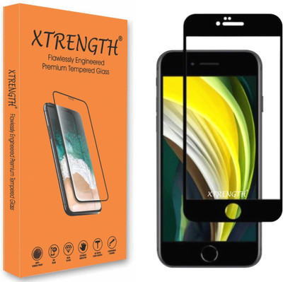 XTRENGTH Edge To Edge Tempered Glass for Apple iPhone 8 Plus(Pack of 1)