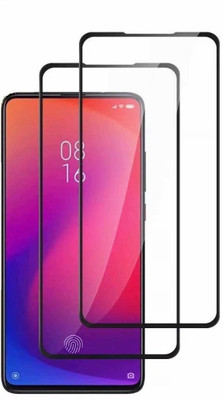 TINGTONG Edge To Edge Tempered Glass for Mi K20(Pack of 2)