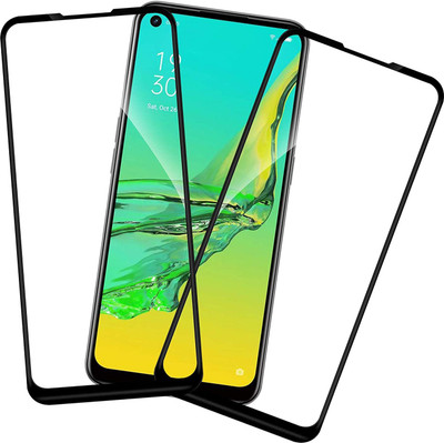 TINGTONG Edge To Edge Tempered Glass for Oppo A33(Pack of 2)