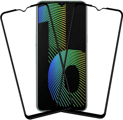 TINGTONG Edge To Edge Tempered Glass for Realme Narzo 10(Pack of 2)