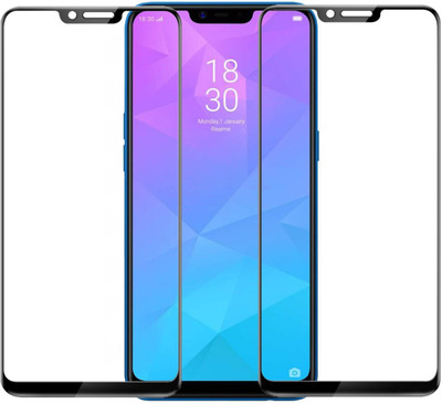 Slugabed Edge To Edge Tempered Glass for Realme 2(Pack of 2)